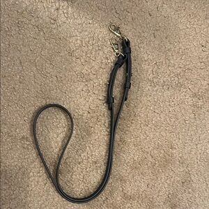 Black Leather Bag Strap